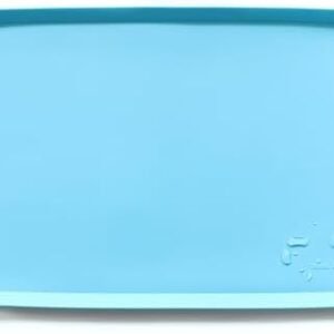 Hoki Found - Waterproof Pet Feeding Mats with High Lips, Multiple Size and Colors -A