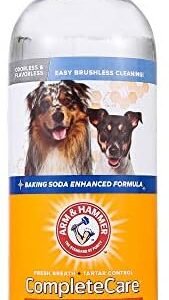 Arm & Hammer Complete Care Fresh Dental Water Additive for Dogs, 16 Fl Oz - Flavorless Dog Water Additive, Dog Mouth Wash, Dog Dental Rinse, PetWater Additive, Pets Dental Care for Bad Breath