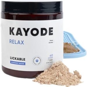 Lickable Dog Relax Paste for Dog Lick Mats. Use Licking to Cue Your Dog to Calm Down with All Natural Nutrients. Longer Enjoyment Than Dog Calming Chew. Helps with Dog Anxiety and Stress