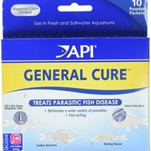 API General Cure Freshwater and Saltwater Fish Powder Medication 10-Count Box