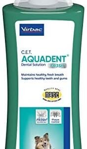 Virbac C.E.T Aquadent Dental Solution for Dogs and Cats (250 ml)